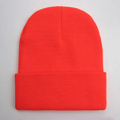Unisex Beanie Winter Knit Cap – Soft Warm Acrylic Hat for Men & Women