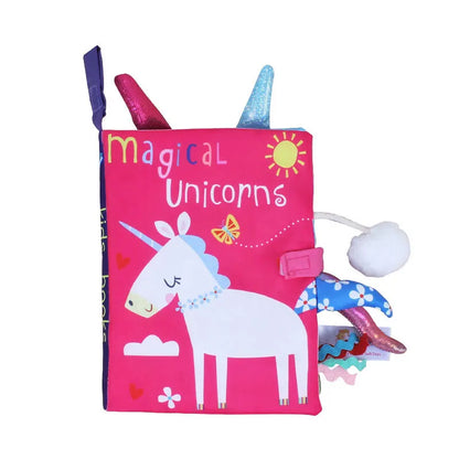 Baby Cloth Book, Interactive Sensory Early Learning Toy for Babies