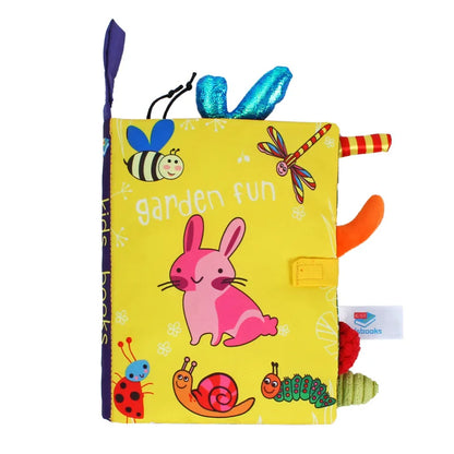 Baby Cloth Book, Interactive Sensory Early Learning Toy for Babies