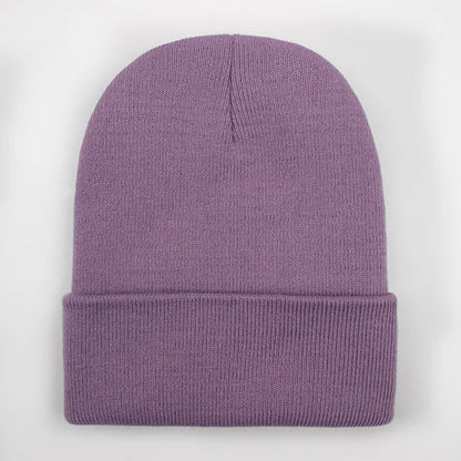 Unisex Beanie Winter Knit Cap – Soft Warm Acrylic Hat for Men & Women