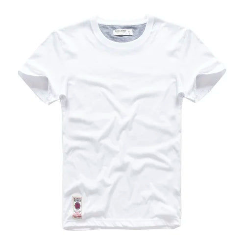 Men's T-Shirts Cotton Short Sleeve Casual O-Neck