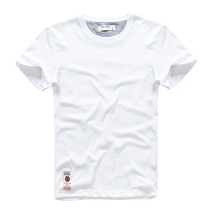Men's T-Shirts Cotton Short Sleeve Casual O-Neck