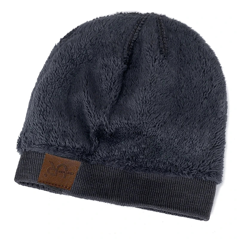 Winter Beanie, Warm Knitted Hat for Men and Women