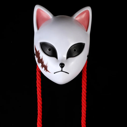 Demon Fox Mask – Japanese Style Plastic Cosplay Mask
