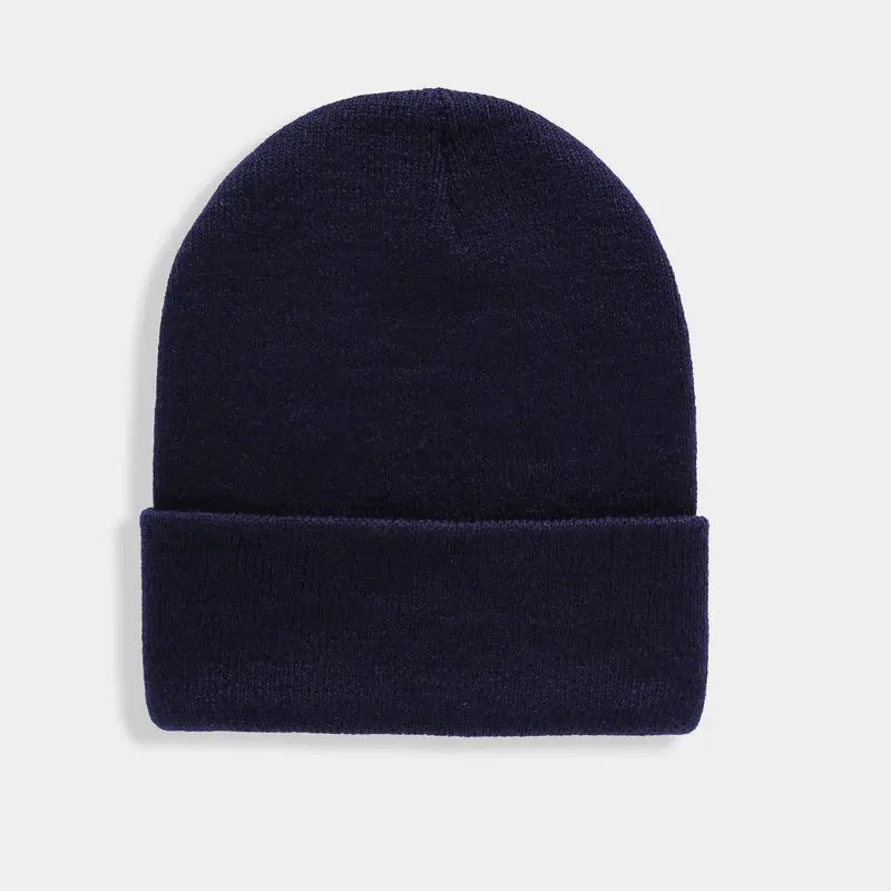 Unisex Beanie Winter Knit Cap – Soft Warm Acrylic Hat for Men & Women