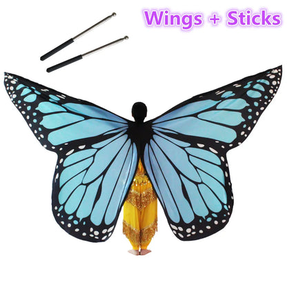 Butterfly Dance Wings for Kids & Adults – Belly Dance Costume