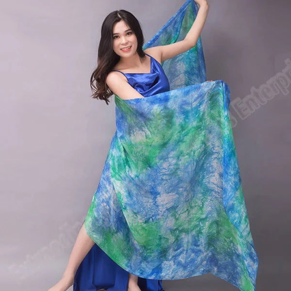 Belly Dance Veil – Silk Scarf for Dance Performances