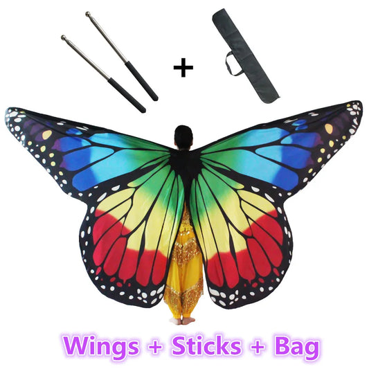 Butterfly Dance Wings for Kids & Adults – Belly Dance Costume