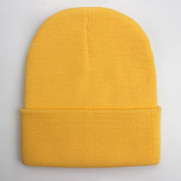 Unisex Beanie Winter Knit Cap – Soft Warm Acrylic Hat for Men & Women
