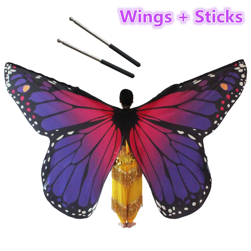 Butterfly Dance Wings for Kids & Adults – Belly Dance Costume
