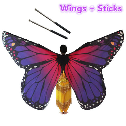 Butterfly Dance Wings for Kids & Adults – Belly Dance Costume