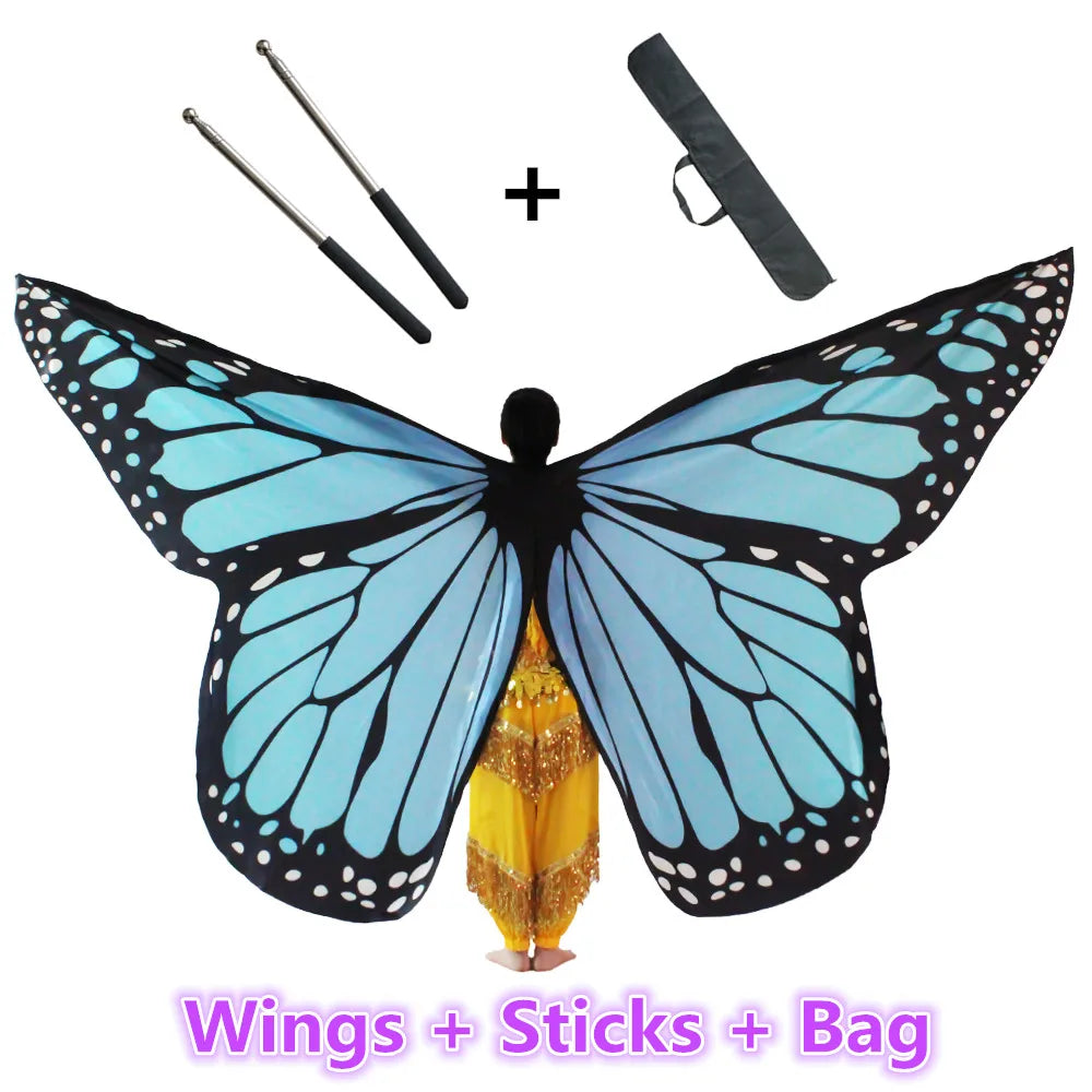 Butterfly Dance Wings for Kids & Adults – Belly Dance Costume