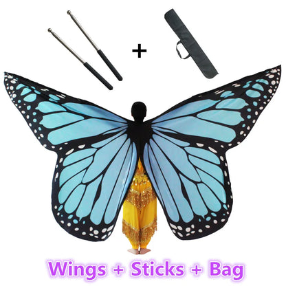 Butterfly Dance Wings for Kids & Adults – Belly Dance Costume