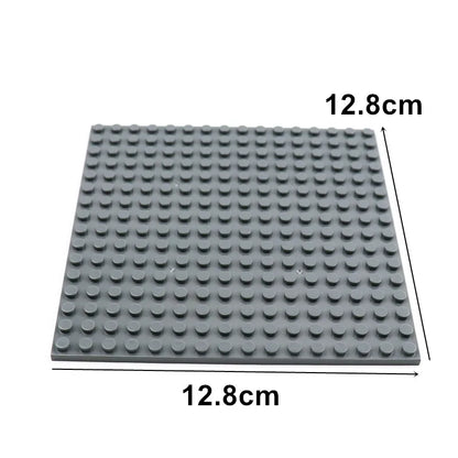 16x16 Building Block Base Plate Double-Sided DIY Construction