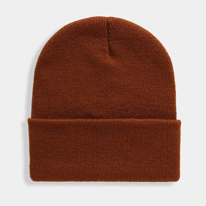 Unisex Beanie Winter Knit Cap – Soft Warm Acrylic Hat for Men & Women