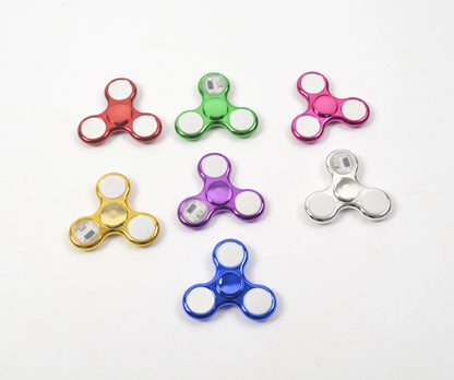 LED Fidget Spinner Light Up Glow in the Dark Stress Relief Toy