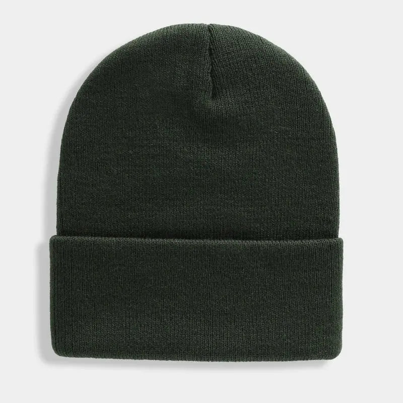 Unisex Beanie Winter Knit Cap – Soft Warm Acrylic Hat for Men & Women