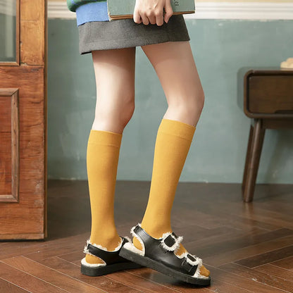 Women’s Thigh High Socks Cotton Warm Long Stockings