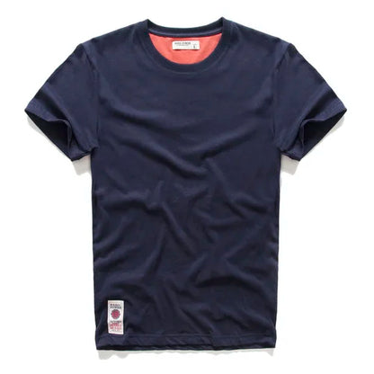Men's T-Shirts Cotton Short Sleeve Casual O-Neck