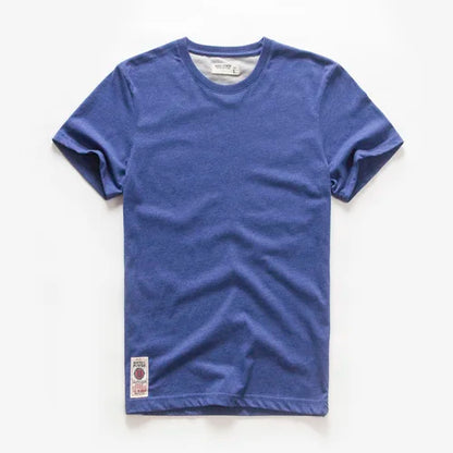 Men's T-Shirts Cotton Short Sleeve Casual O-Neck