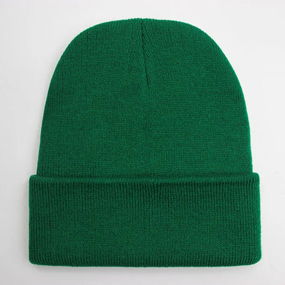Unisex Beanie Winter Knit Cap – Soft Warm Acrylic Hat for Men & Women