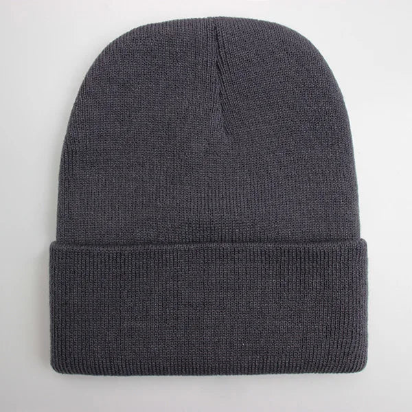 Unisex Beanie Winter Knit Cap – Soft Warm Acrylic Hat for Men & Women