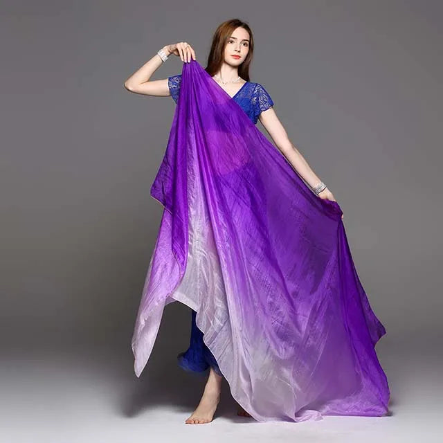 Belly Dance Veil – Silk Scarf for Dance Performances