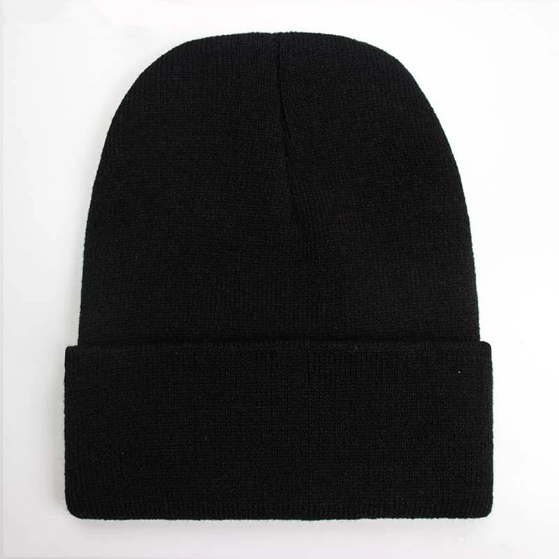 Unisex Beanie Winter Knit Cap – Soft Warm Acrylic Hat for Men & Women