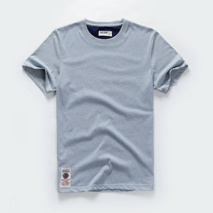 Men's T-Shirts Cotton Short Sleeve Casual O-Neck
