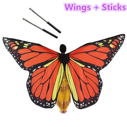 Butterfly Dance Wings for Kids & Adults – Belly Dance Costume