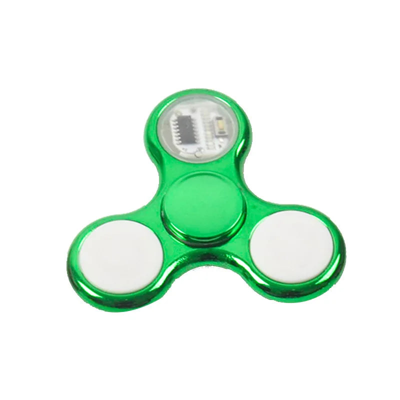 LED Fidget Spinner Light Up Glow Toy for Kids & Adults