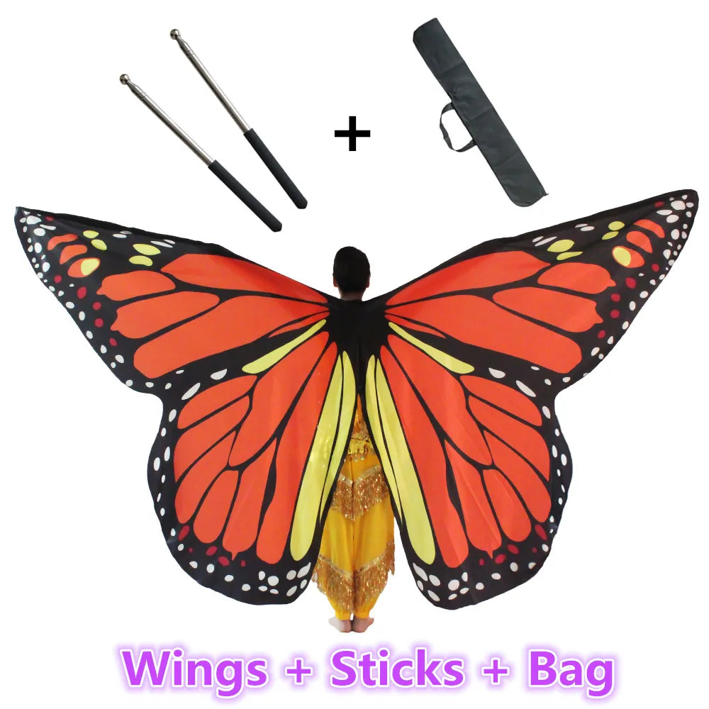 Butterfly Dance Wings for Kids & Adults – Belly Dance Costume