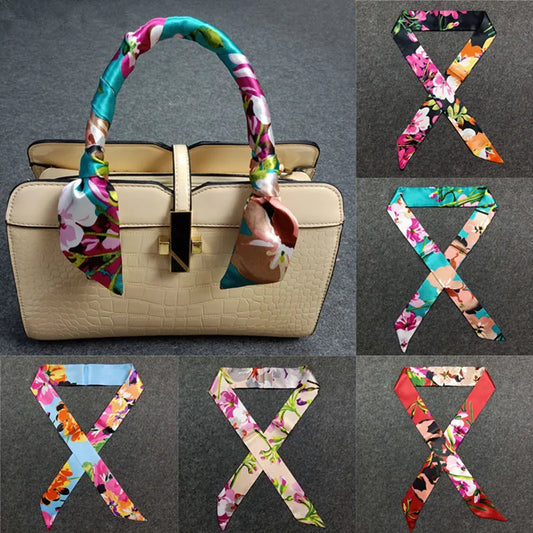 Women's Silk Scarf – Skinny Hair, Neck & Bag Accessory