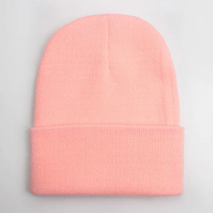 Unisex Beanie Winter Knit Cap – Soft Warm Acrylic Hat for Men & Women