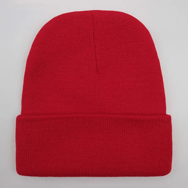 Unisex Beanie Winter Knit Cap – Soft Warm Acrylic Hat for Men & Women