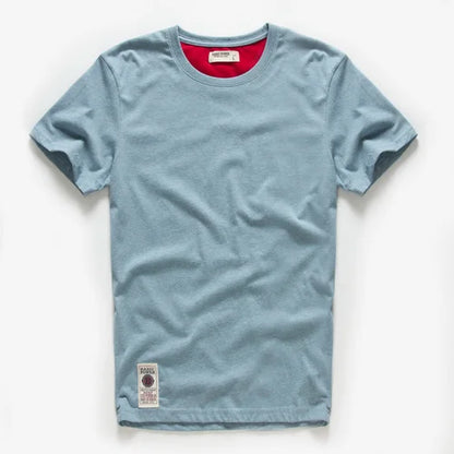 Men's T-Shirts Cotton Short Sleeve Casual O-Neck