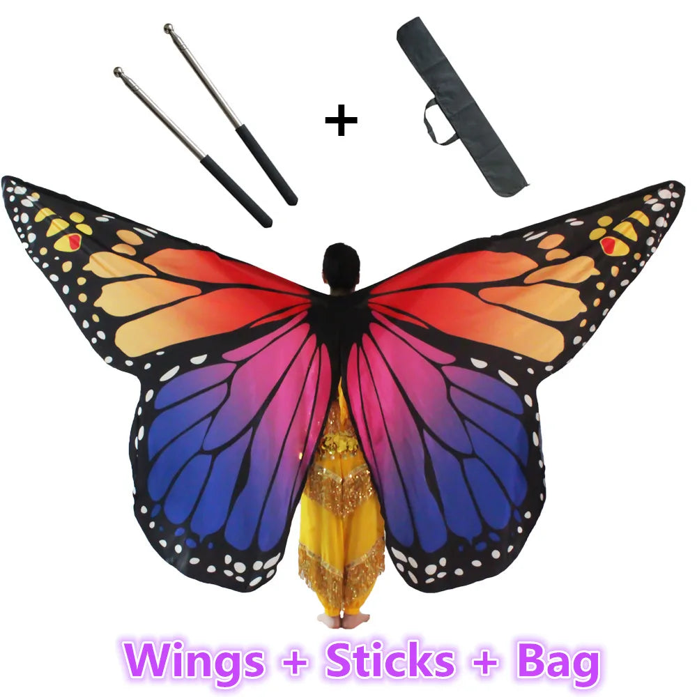 Butterfly Dance Wings for Kids & Adults – Belly Dance Costume