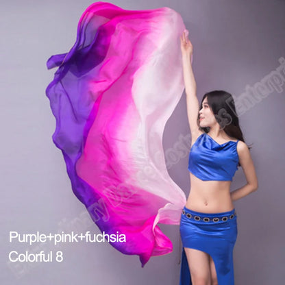 Belly Dance Veil – Silk Scarf for Dance Performances