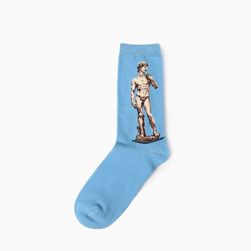 Women’s Casual Socks Cotton Blend Patterned Middle Tube