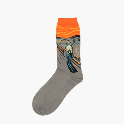 Women’s Casual Socks Cotton Blend Patterned Middle Tube