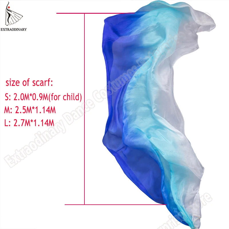 Belly Dance Veil – Silk Scarf for Dance Performances