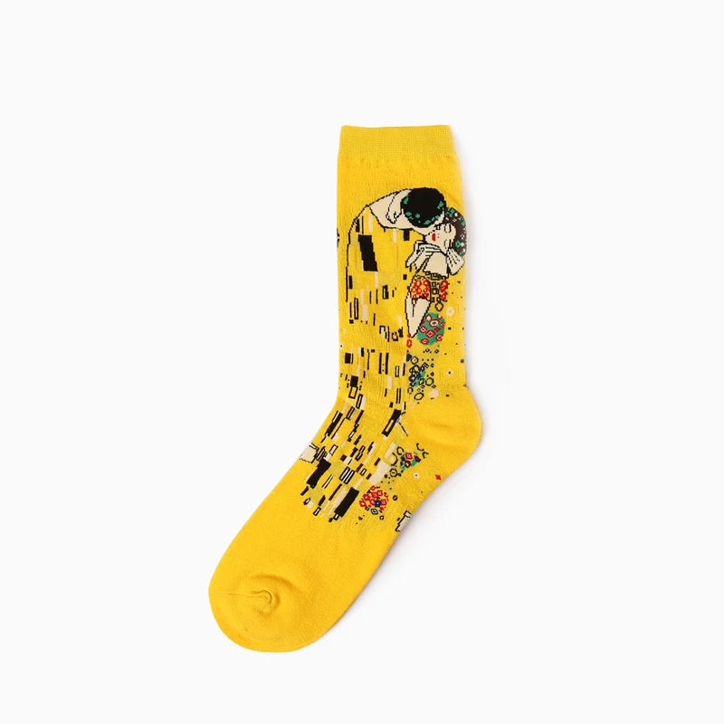 Women’s Casual Socks Cotton Blend Patterned Middle Tube
