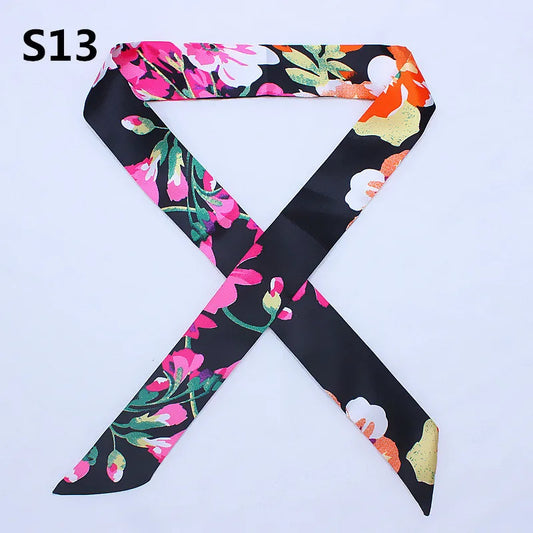 Women's Silk Scarf – Skinny Hair, Neck & Bag Accessory