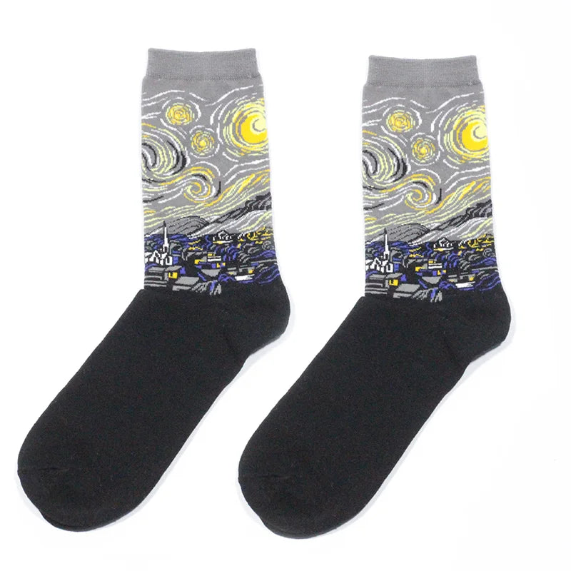 Women’s Casual Socks Cotton Blend Patterned Middle Tube