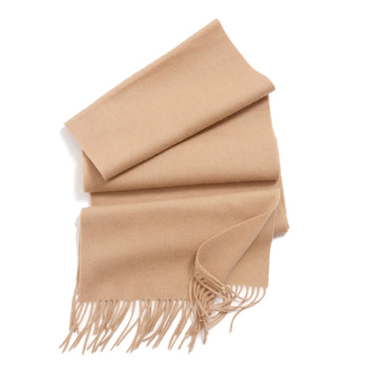 Women's Wool Scarf – Warm Winter Wrap 200×35cm