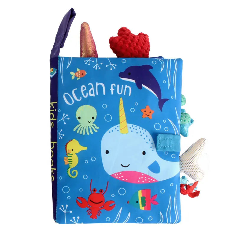 Baby Cloth Book, Interactive Sensory Early Learning Toy for Babies