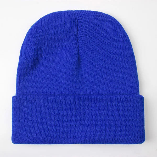 Unisex Beanie Winter Knit Cap – Soft Warm Acrylic Hat for Men & Women