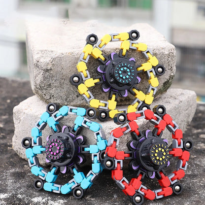 Fidget Spinner Deformable Sensory Toy for Kids and Adults