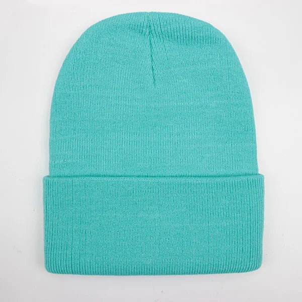 Unisex Beanie Winter Knit Cap – Soft Warm Acrylic Hat for Men & Women