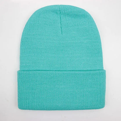 Unisex Beanie Winter Knit Cap – Soft Warm Acrylic Hat for Men & Women